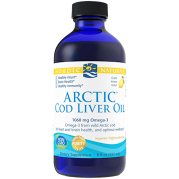 Nordic Naturals - Arctic Cod Liver Oil Lemon 8 oz