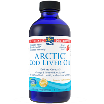 Nordic Naturals - Arctic Cod Liver Oil Strawberry 8 oz