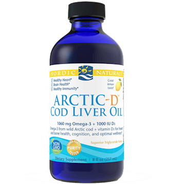 Nordic Naturals - Arctic-D Cod Liver Oil Lemon 8 fl oz