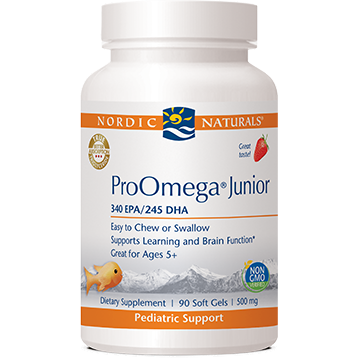 Nordic Naturals - ProOmega Junior Strawberry 500mg 90 gel