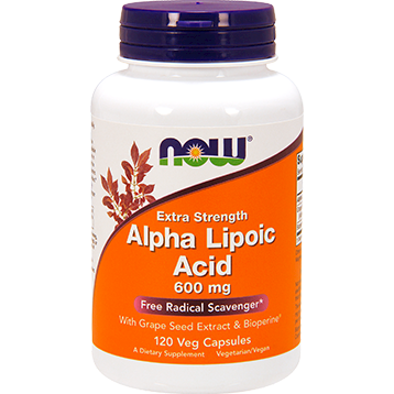 Now - Alpha Lipoic Acid 600 mg 120 vcaps