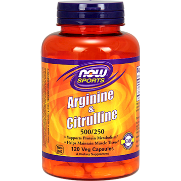 Now - Arginine and Citrulline 120 caps