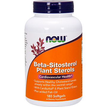 Now - Beta-Sitosterol Plant Sterols 180 gels