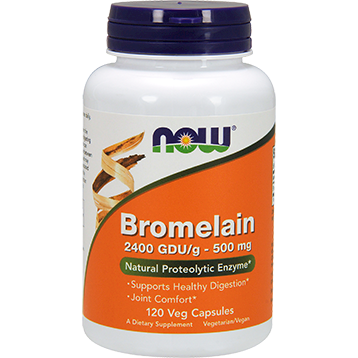 Now - Bromelain 2400 GDU/g 500 mg 120 vcaps
