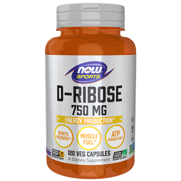 Now - D-Ribose 750 mg 120 vcaps