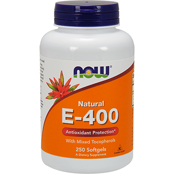 Now - E-400 (Mixed Tocopherols) 250 softgels