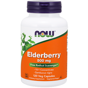 Now - Elderberry 500 mg 120 vegcaps