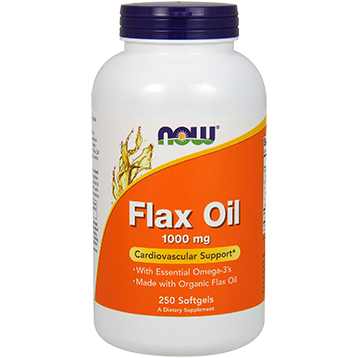 Now - Flax Oil 1000 mg 250 softgels