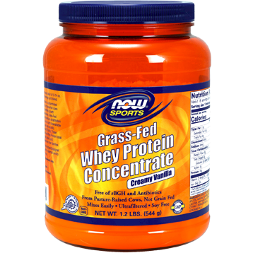 Now - Grass-Fed Whey Protein Vanilla 1.2 lbs