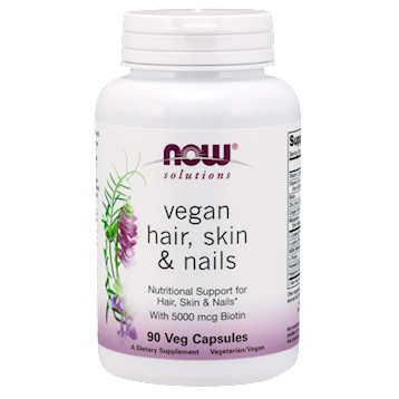 Now - Hair, Skin & Nails, Vegan 90 vegcaps