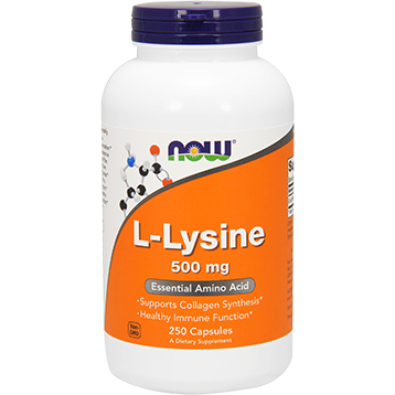 Now - L-Lysine 500 mg 250 caps