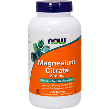 Now - Magnesium Citrate 200 mg 250 tabs