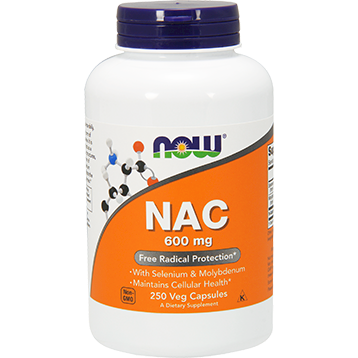 Now - NAC 600 mg 250 vcaps