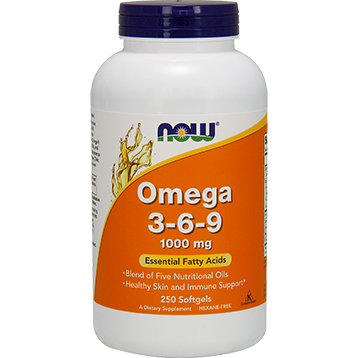 Now - Omega 3-6-9 1000 mg 250 softgels