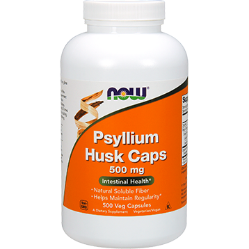 Now - Psyllium Husk Caps 500 mg 500 caps