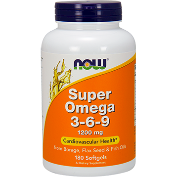 Now - Super Omega 3-6-9 1200 mg 180 softgels