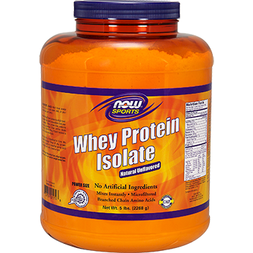 Now - Whey Protein Isolate (Unflavored) 5 lbs