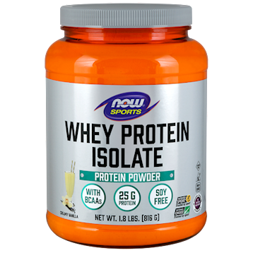 Now - Whey Protein Isolate (Vanilla) 1.8 lbs