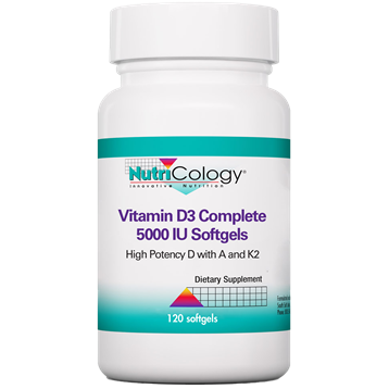 Nutricology - Vitamin D3 Complete 5000 IU 120 softgels