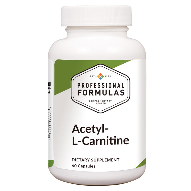 Professional Formulas - Acetyl-L-Carnitine 500mg 60c