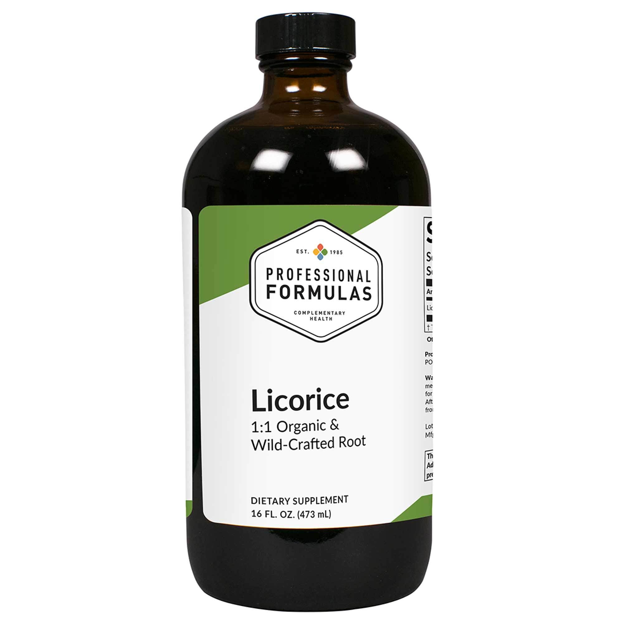 Professional Formulas - Licorice (Glycyrrhiza glabra) - 16 FL. OZ. (473 mL)