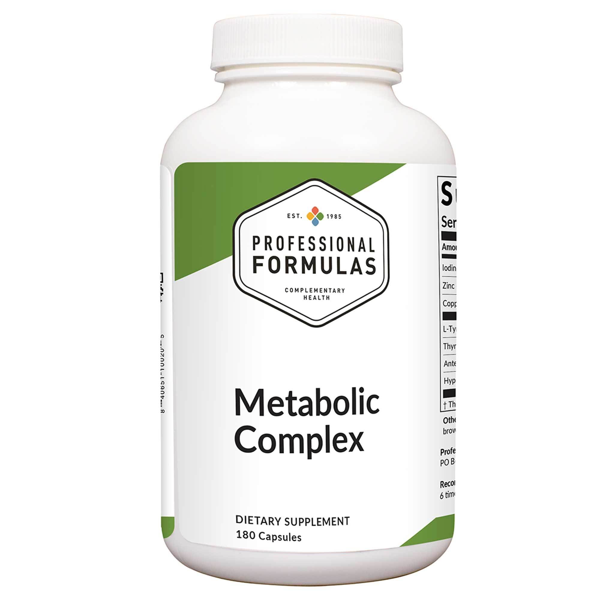 Professional Formulas - Metabolic Complex - 180 Capsules