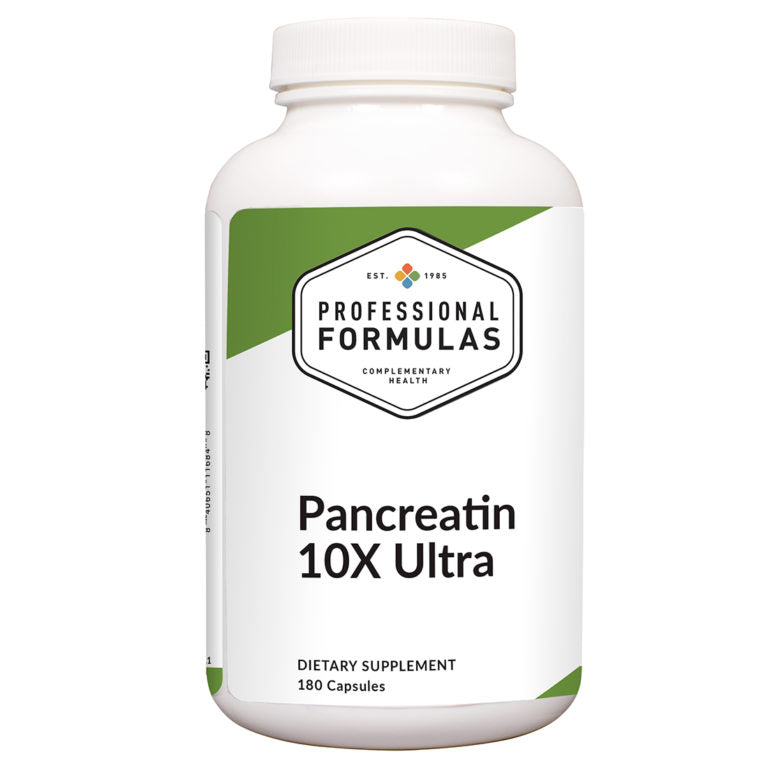 Professional Formulas - Pancreatin 10X Ultra - 180 Capsules