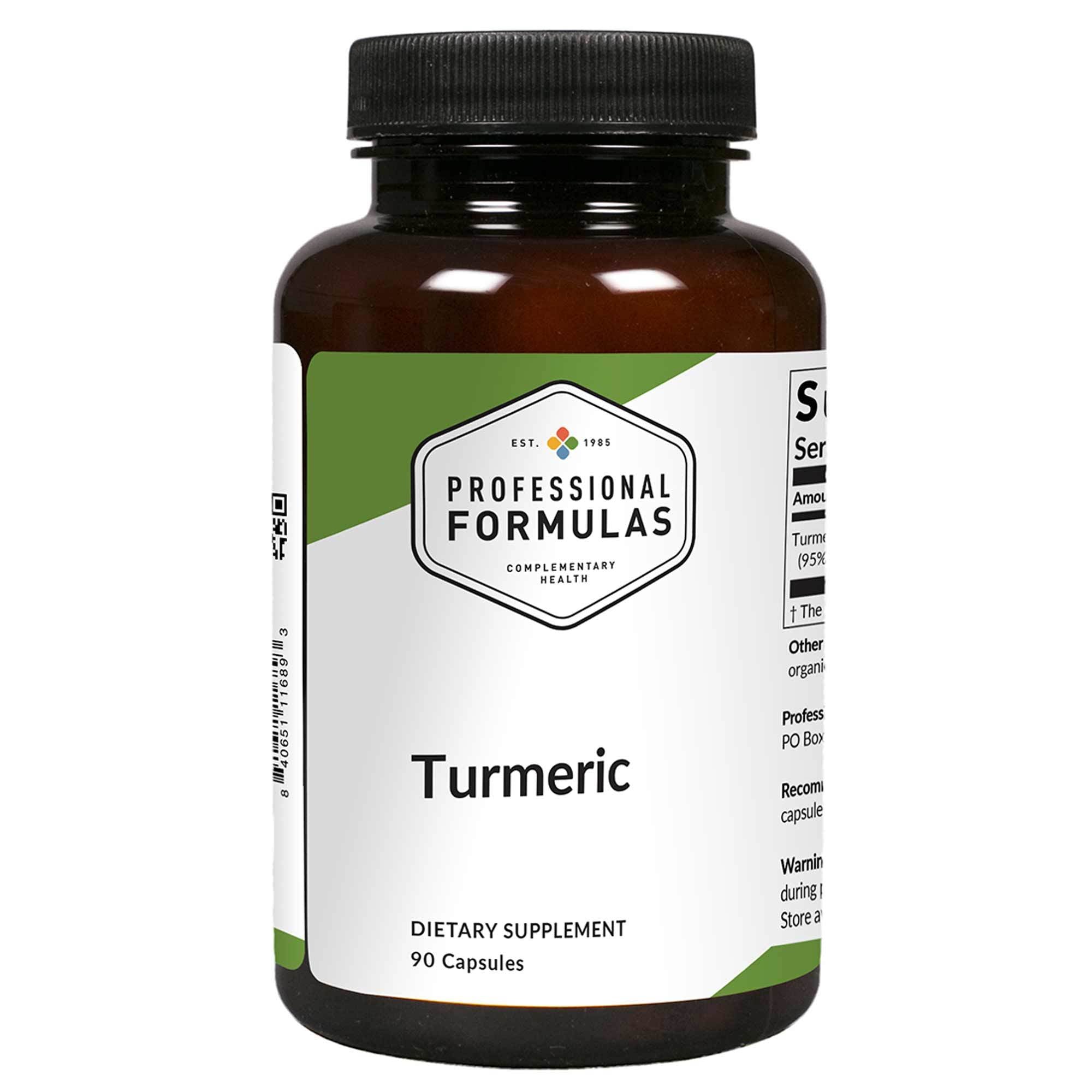 Professional Formulas - Turmeric - 90 Capsules