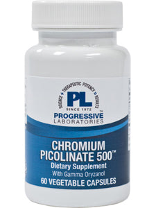 Progressive Labs - Chromium Picolinate 500 60 vcaps