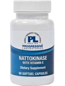 Progressive Labs - Nattokinase with Vitamin E 60 gels