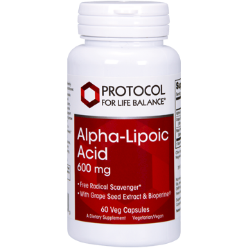 Protocol for Life Balance - Alpha-Lipoic Acid 600 mg 60 vcaps