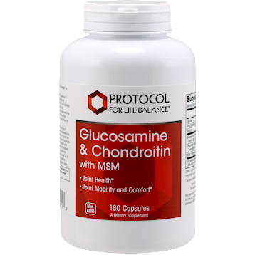 Protocol for Life Balance - Glucosamine & Chondroitin w/MSM 180 caps