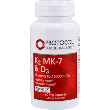 Protocol for Life Balance - K2 MK-7 & D3 60 vegcaps