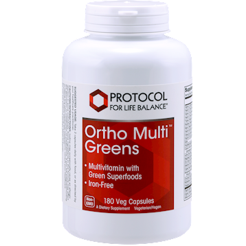 Protocol for Life Balance - Ortho Multi Greens Iron-Free 180 vcaps