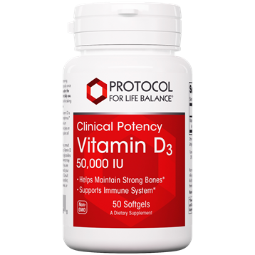 Protocol for Life Balance - Vitamin D3 50,000 IU 50 softgels