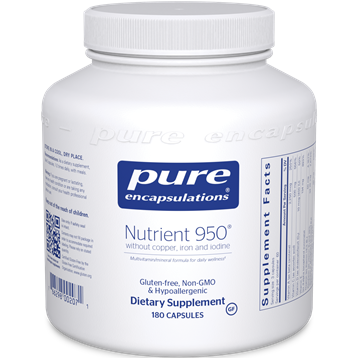 Pure Encapsulations - Nutrient 950 w/o Cu, Fe &amp; I 180 vcaps