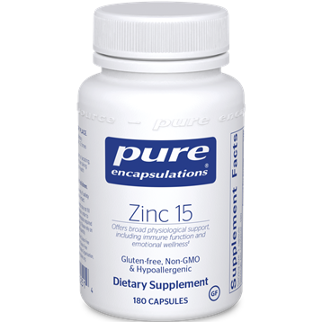 Pure Encapsulations - Zinc 15 180 vcaps