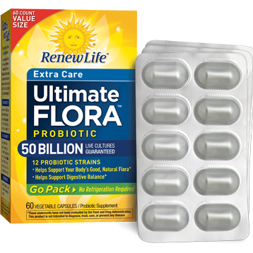 Renew Life - UF Extra Care GoPack 50 Billion 60 vcap