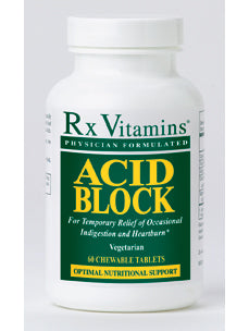 Rx Vitamins - Acid Block 60 chew tabs