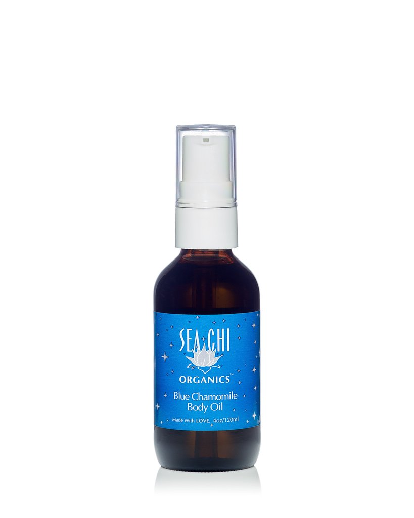 Sea Chi Organics - Moroccan Blue Chamomile Body Oil w/ Organic Jojoba 120ml / 4oz