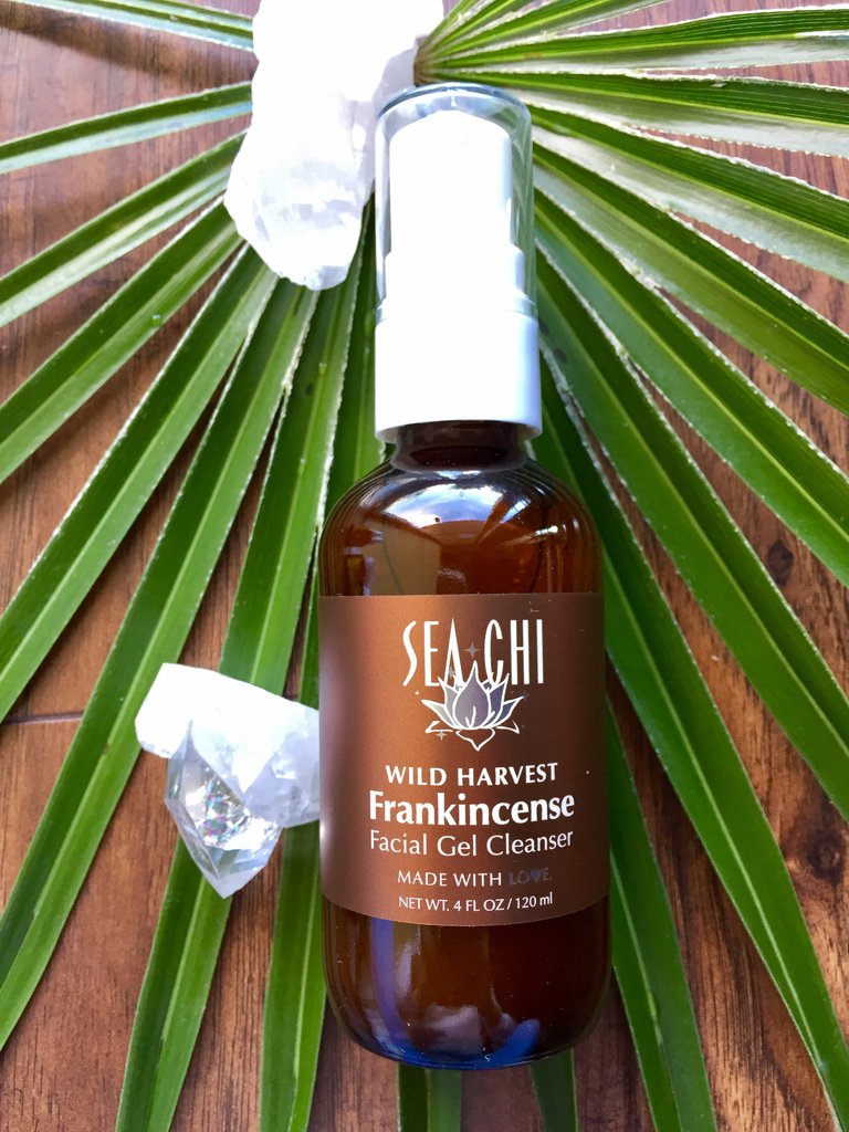 Sea Chi Organics - Wild Harvest Frankincense Facial Gel Cleanser 120ml / 4oz