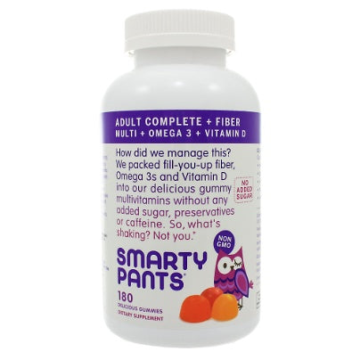 SmartyPants - Adult Formula and Fiber 180 gummies