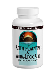 Source Naturals - Acetyl L-Carnitine-Alpha Lip Acid 60tab