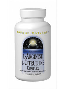 Source Naturals - L-Arginine L-Citrulline Complex 120tabs