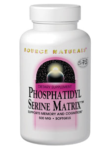 Source Naturals - PhosphatidylSerine Matrix 500mg 60 gels