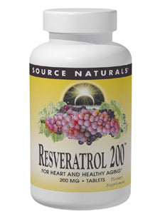 Source Naturals - Resveratrol 200 120 tabs