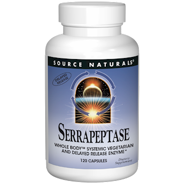 Source Naturals - Serrapeptase 800mg 120 caps