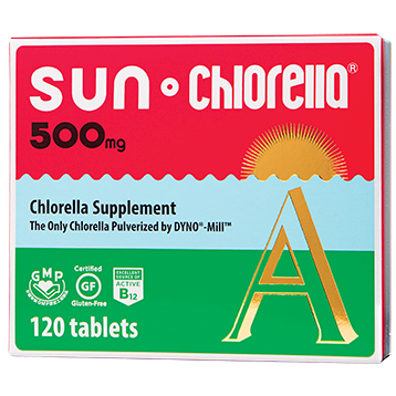 Sun Chlorella USA - Sun Chlorella 120 Tabs 500mg