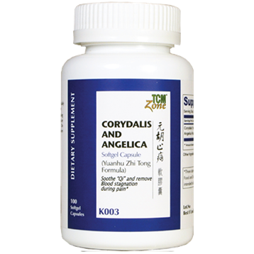 TCMzone - Corydalis and Angelica 100 softgels