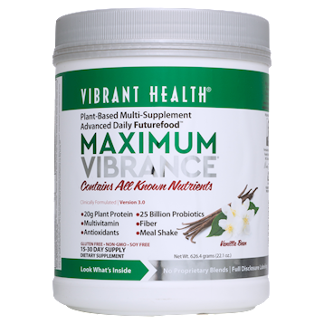 Vibrant Health - Maximum Vibrance Vanilla 15 servings